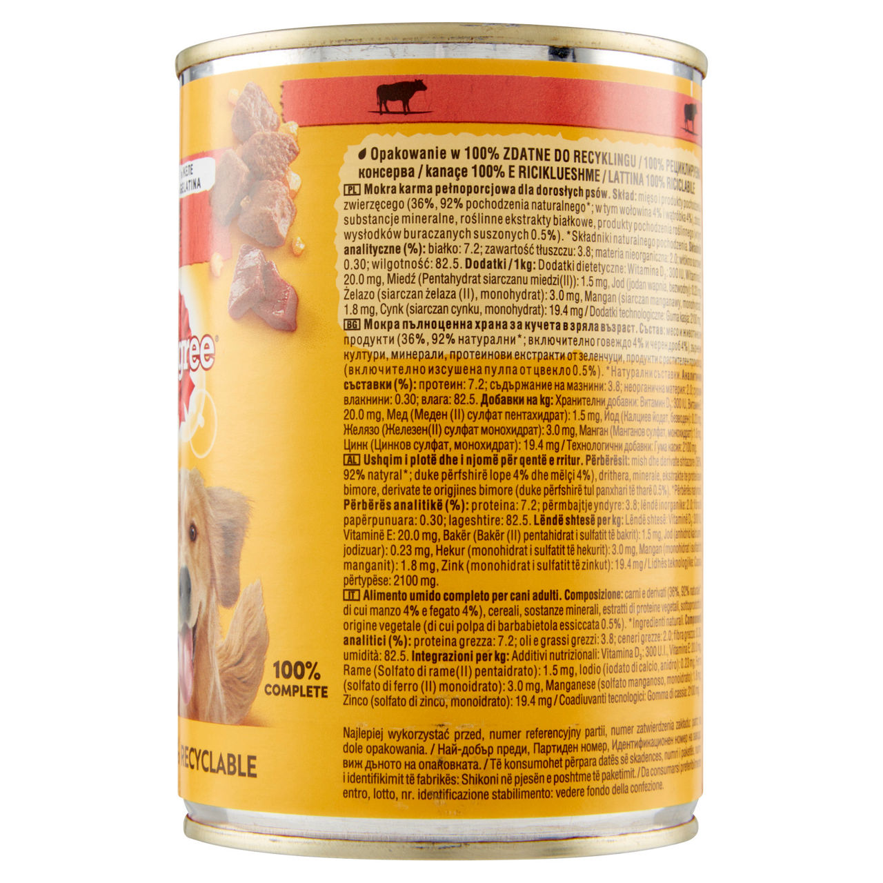 Umido per cani con manzo 400 gr - Immagine 31