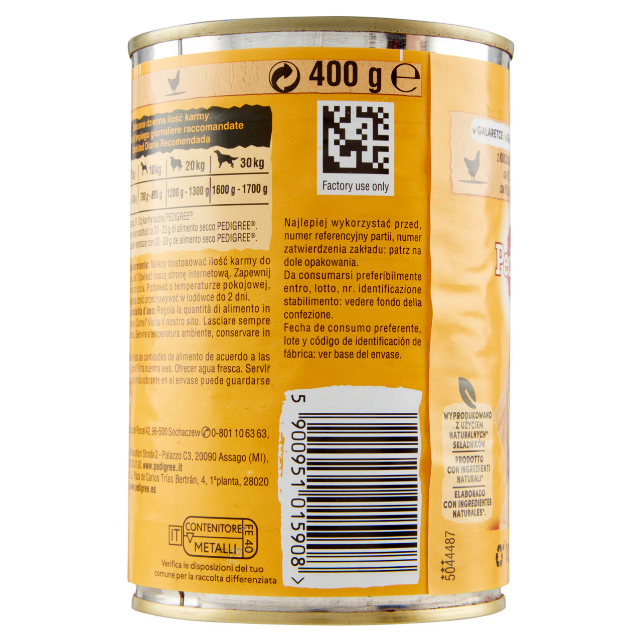 Pedigree cusine gelatina con pollo e carote latta g 400 - Immagine 11