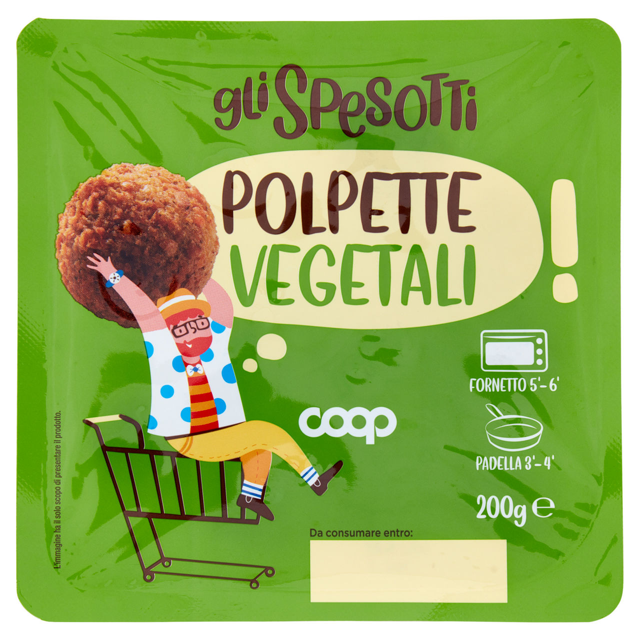 Polpette vegetali 200 gr