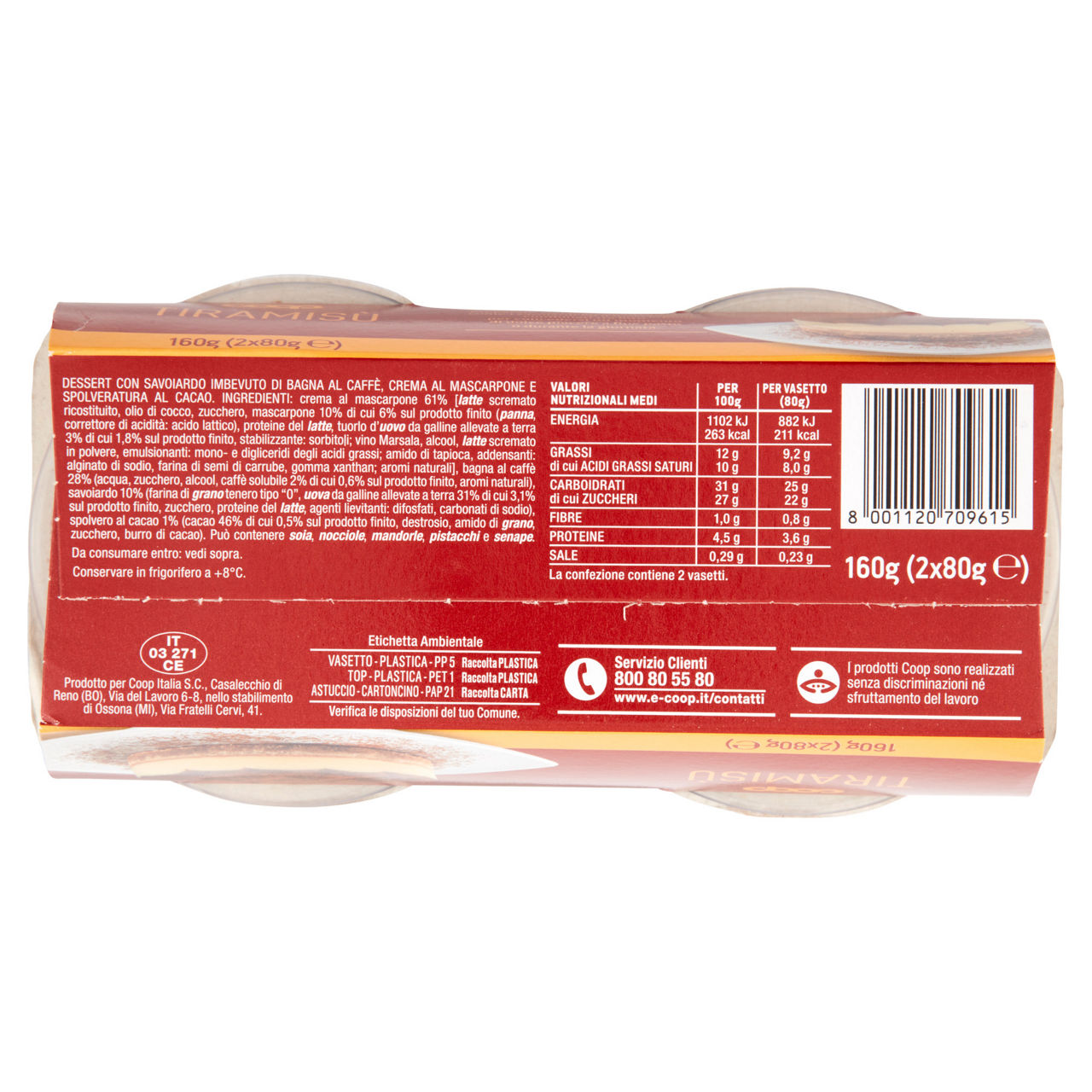 Torta Tiramisù 2 pz da 80 gr - Immagine 31