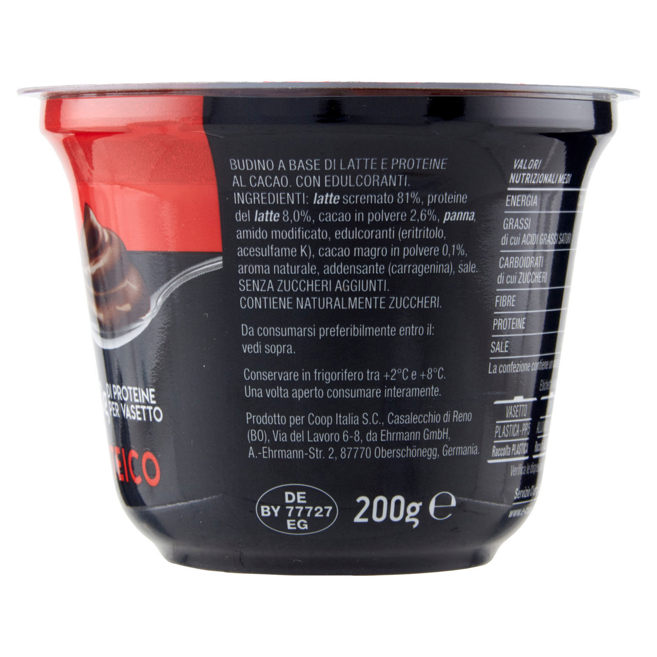 Budino proteico al cacao 200 gr - Immagine 31