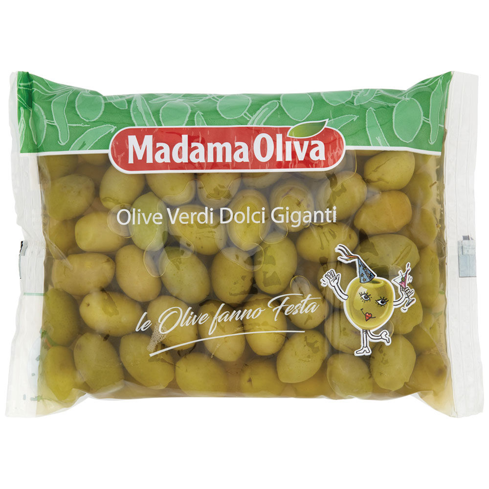 Olive verdi dolci giganti 800 gr