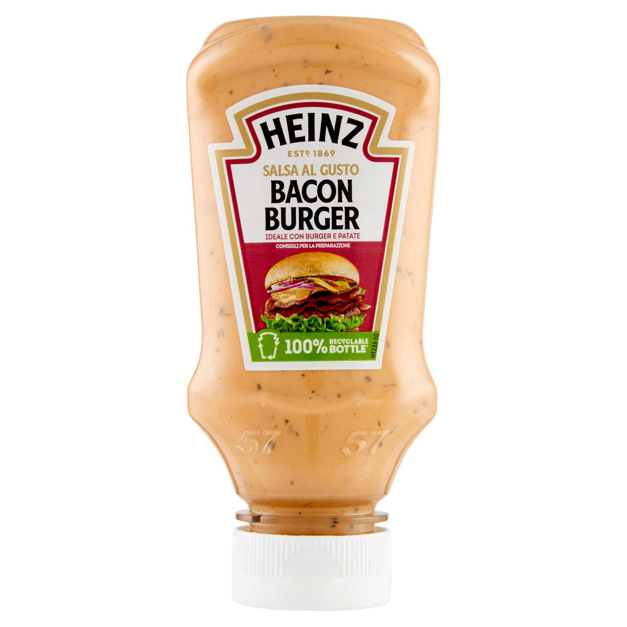 Salsa al gusto bacon burger 225 gr