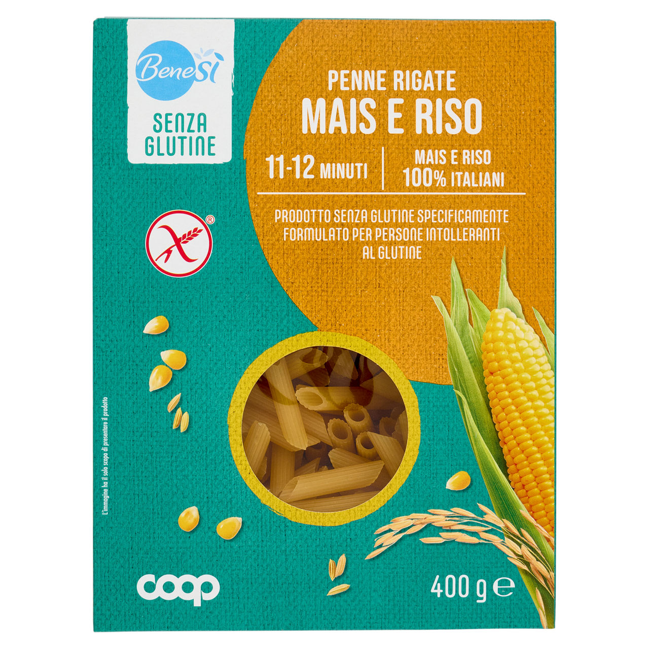 Penne rigate pasta di mais e riso senza glutine 400 gr - Immagine 11