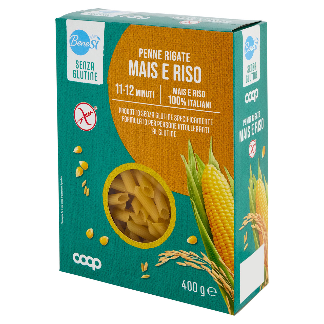 Penne rigate pasta di mais e riso senza glutine 400 gr - Immagine 101
