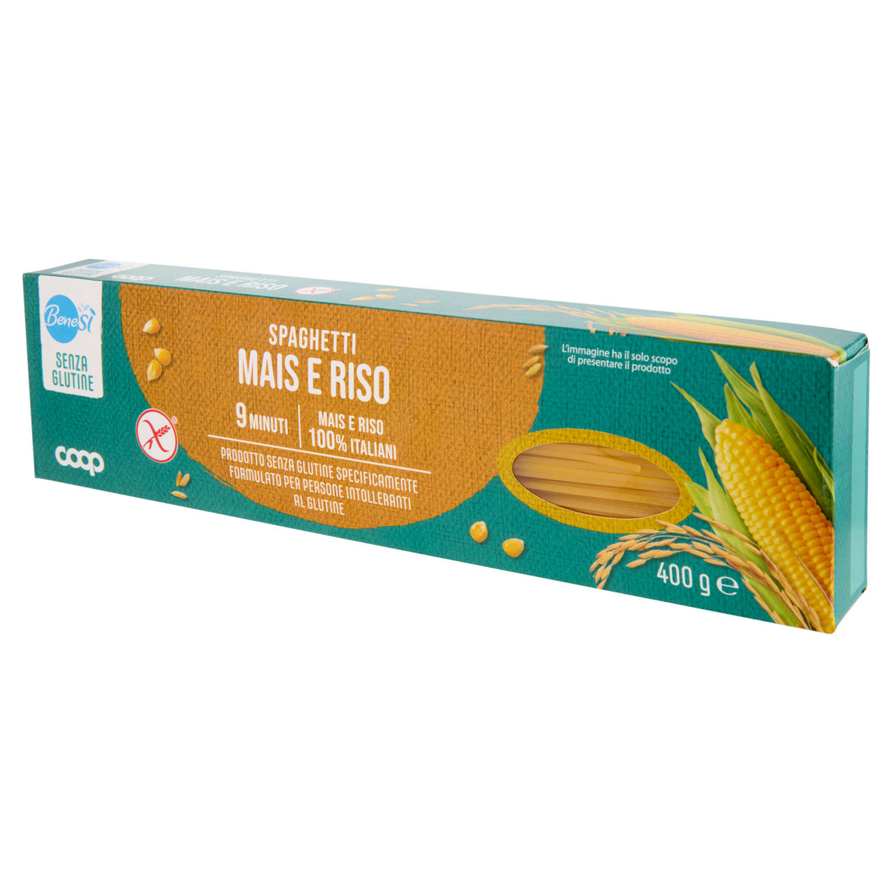 Spaghetti pasta di mais e riso senza glutine 400 gr  - Immagine 21