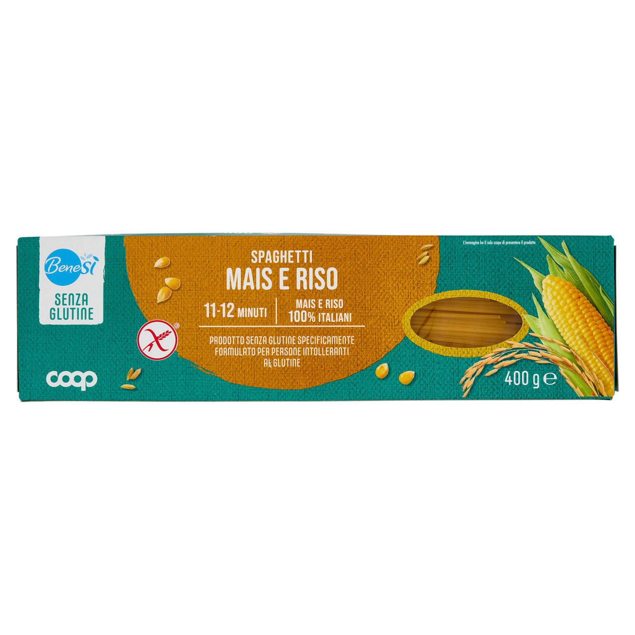 Spaghetti pasta di mais e riso senza glutine 400 gr  - Immagine 11