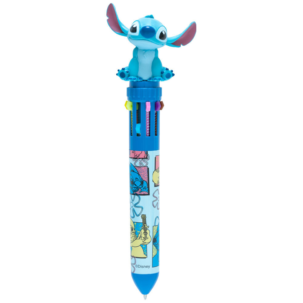 Penna sfera 3D 10 colori Disney Stitch - Immagine 21