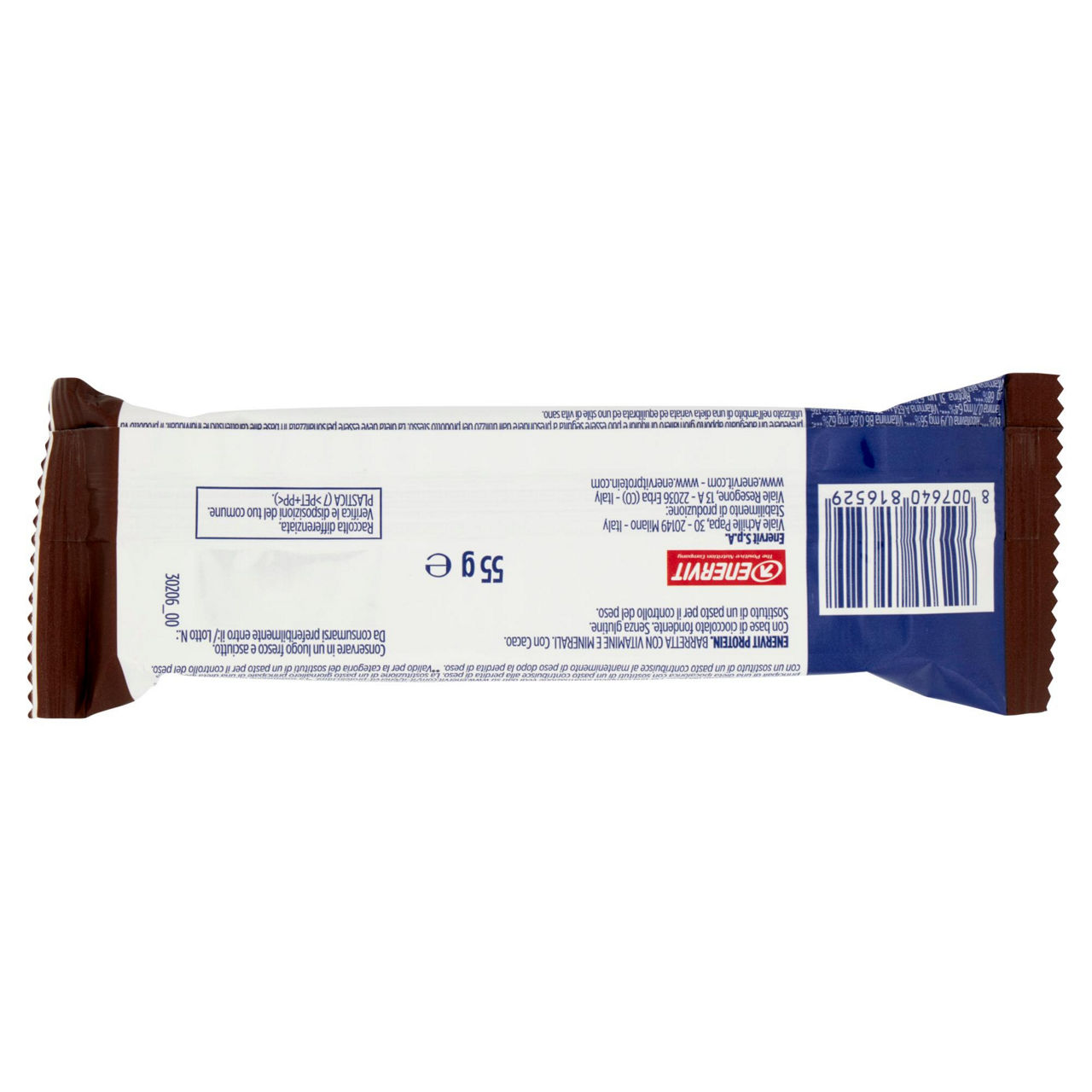 Barretta con vitamine e minerali cioccolato fondente 55 gr - Immagine 21