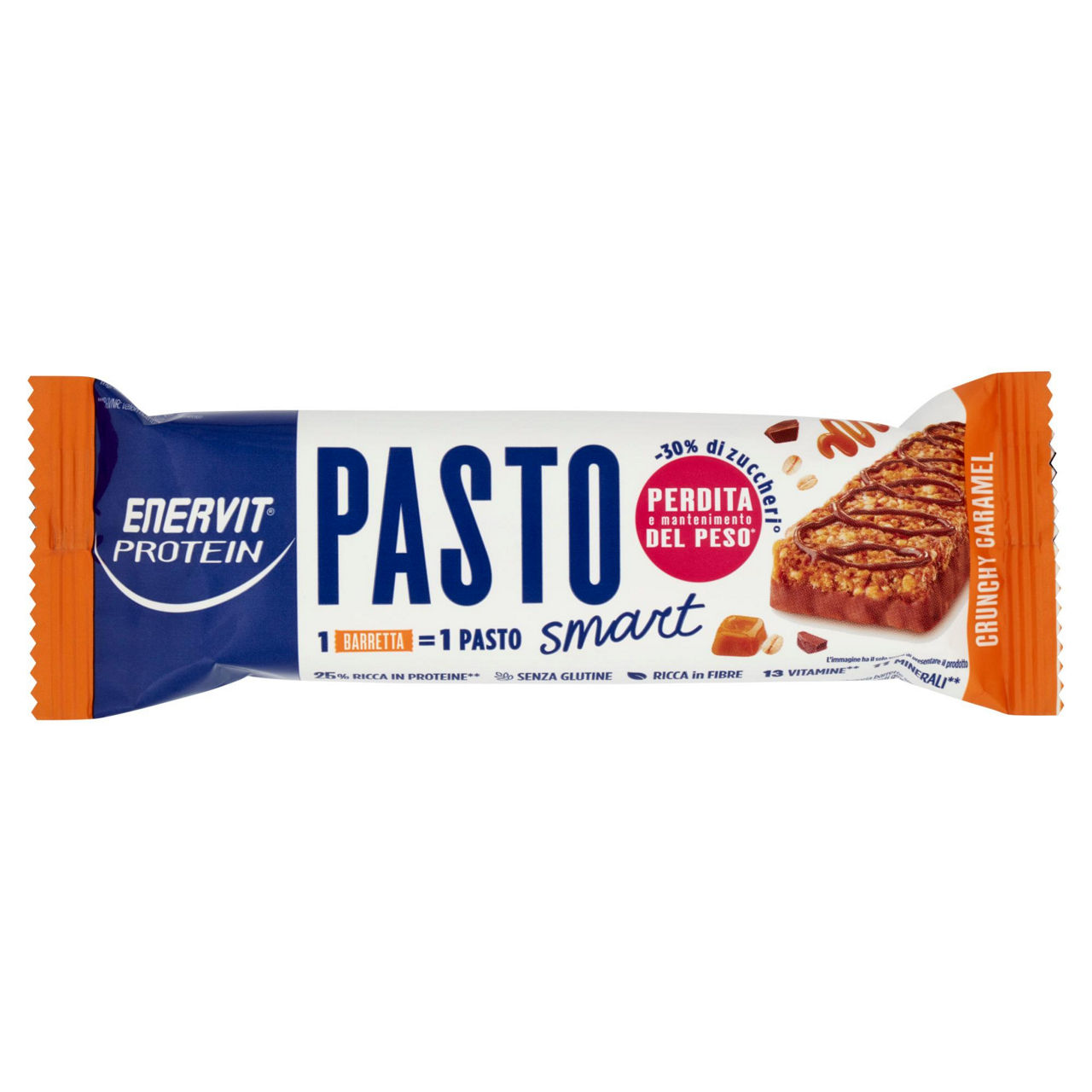 Barretta con vitamine e minerali caramello 55 gr - Immagine 01