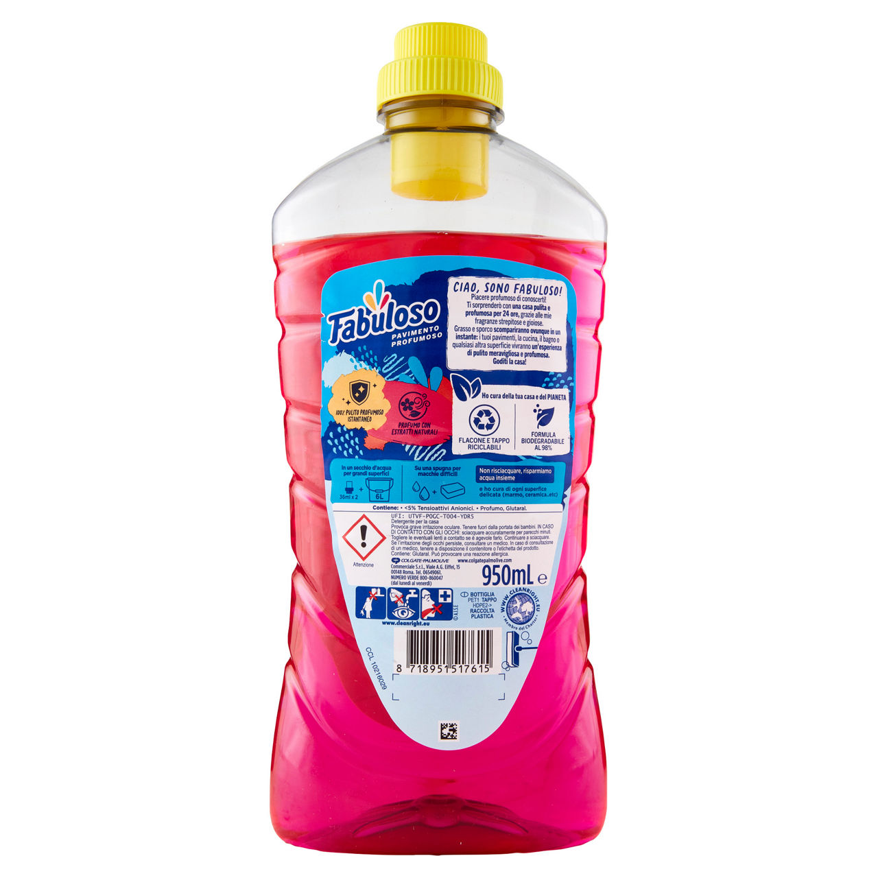 Detersivo pavimenti fabuloso freschezza floreale ml 950 - Immagine 21