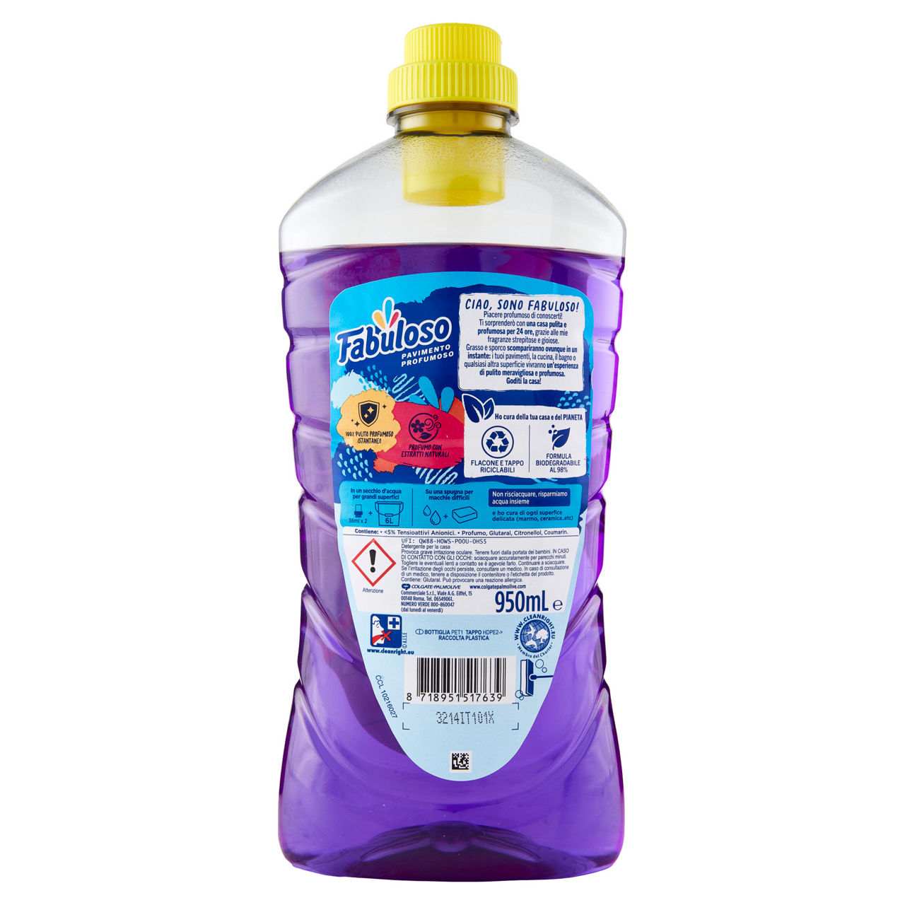 Detersivo pavimenti fabuloso lavanda ml 950 - Immagine 21