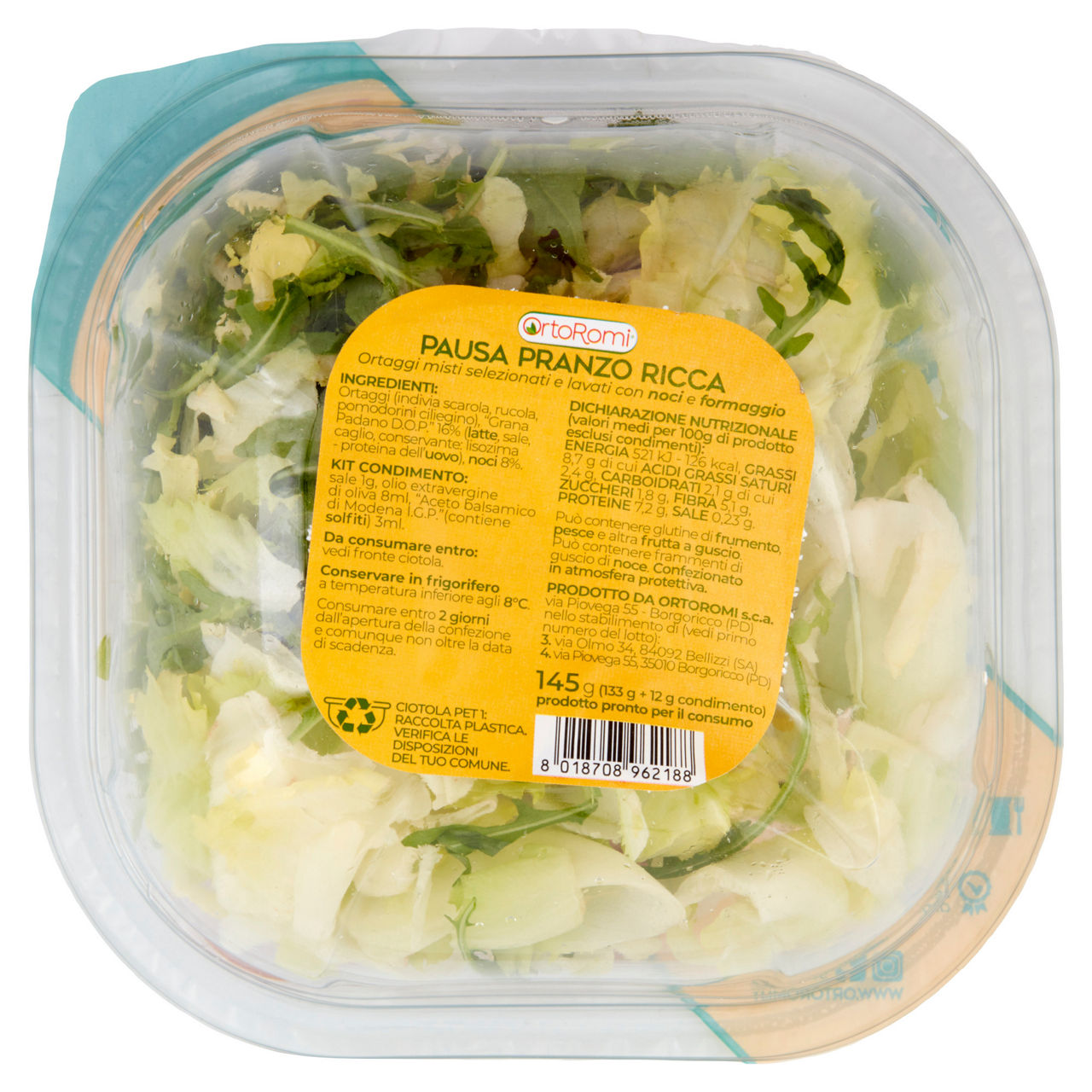 Insalata ricca con noci e formaggio 145 gr - Immagine 21