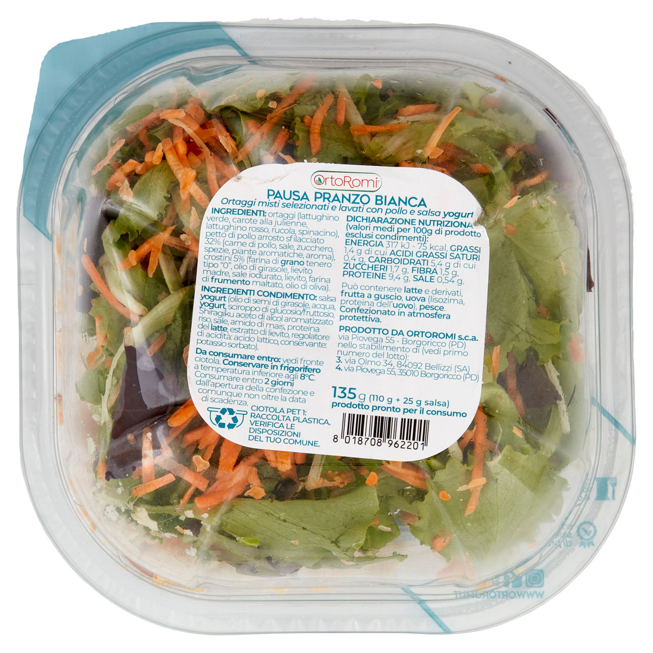 Insalata pausa pranzo bianca 135 gr - Immagine 21