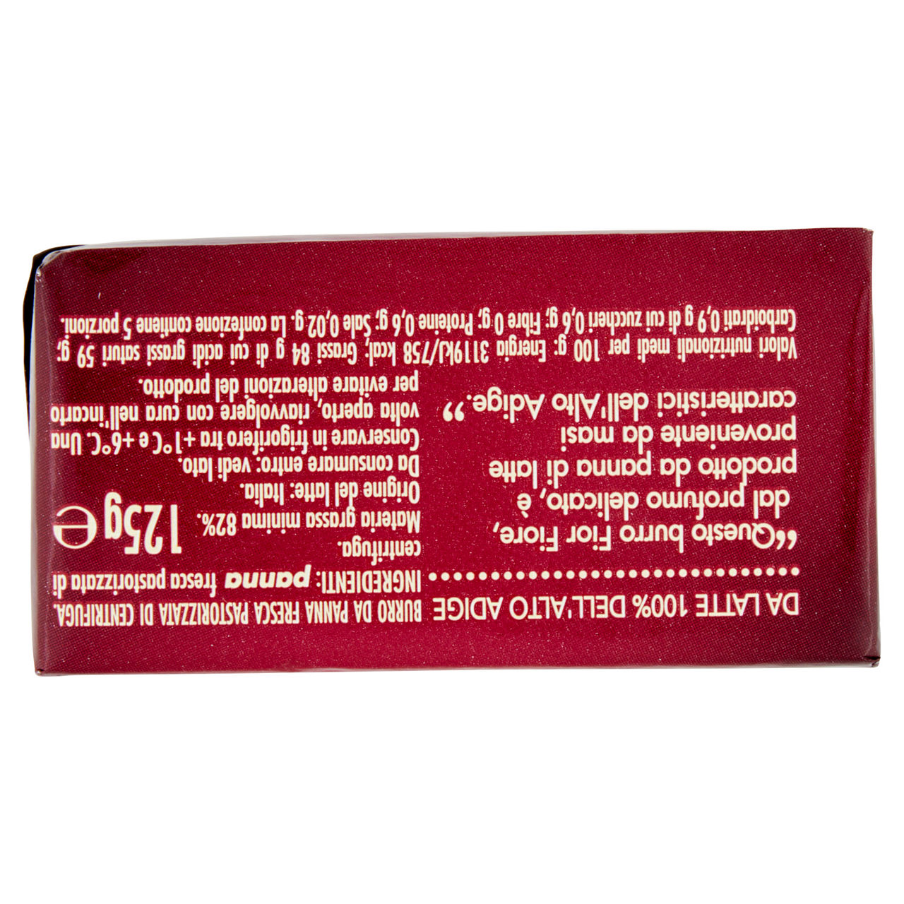 Burro dell'Alto Adige da panna di centrifuga 125 gr - Immagine 51