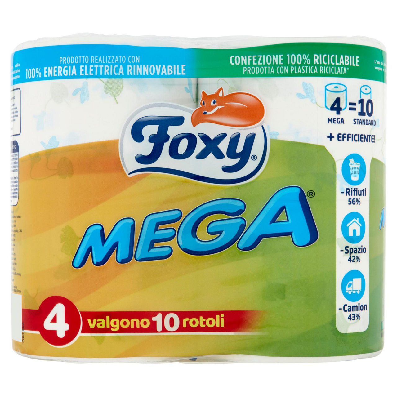 Carta igienica maxi rotolo 2 veli 4 pz