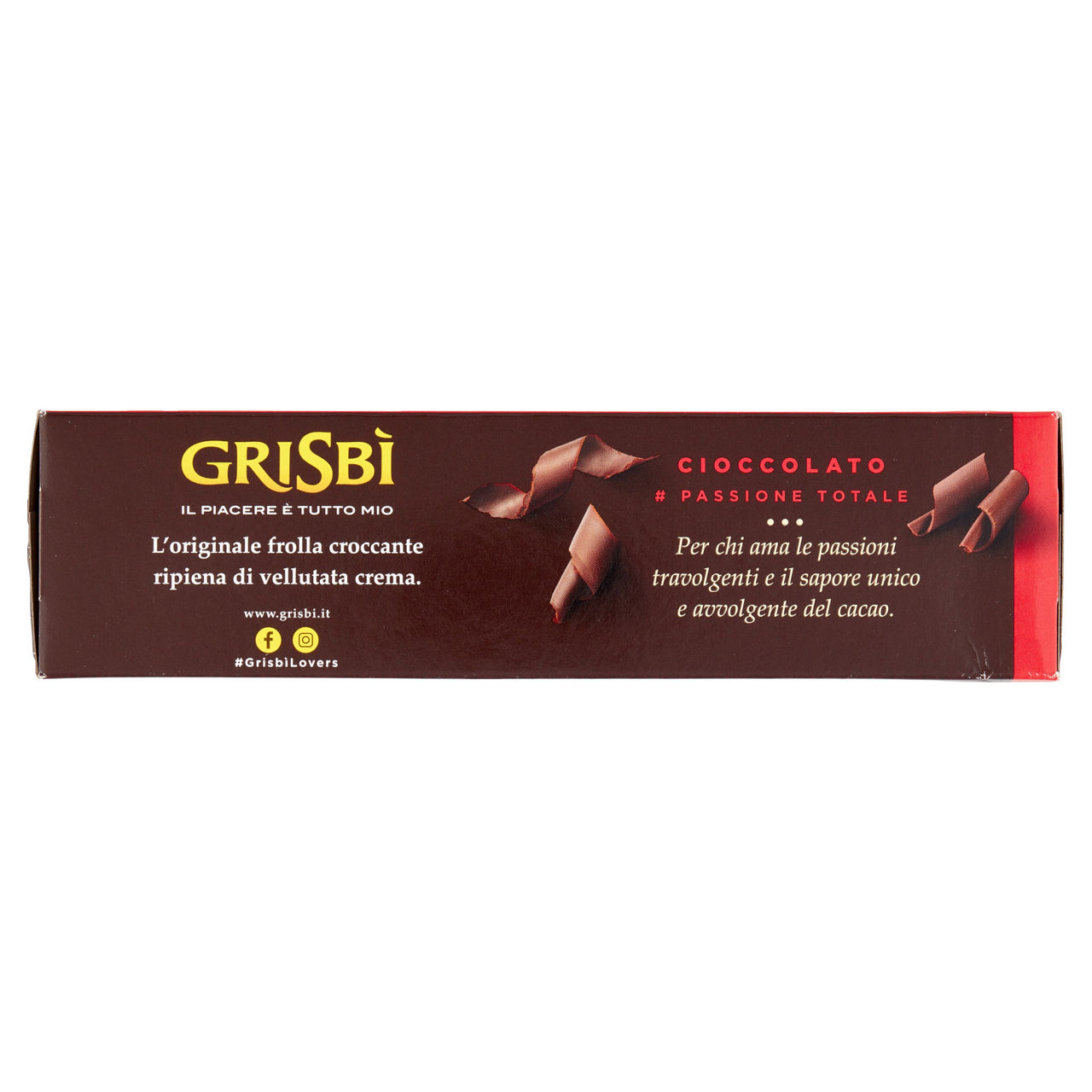 Biscotti Grisbì ripieni di crema al cioccolato 135 gr - Immagine 81