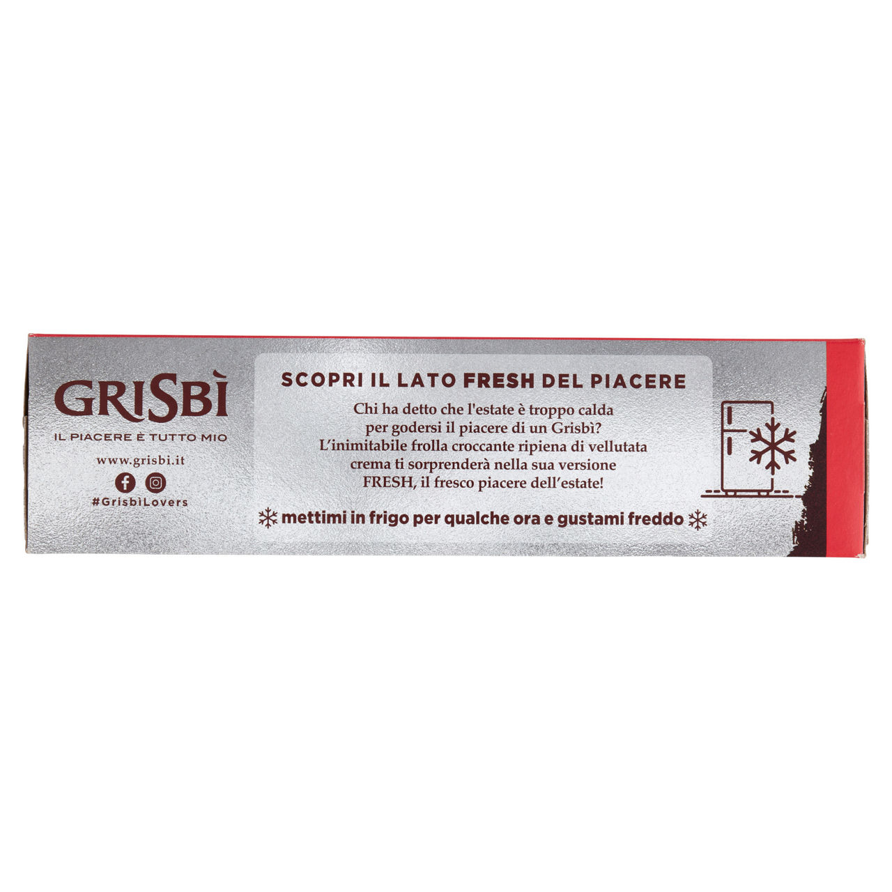 Biscotti Grisbì ripieni di crema al cioccolato 135 gr - Immagine 91