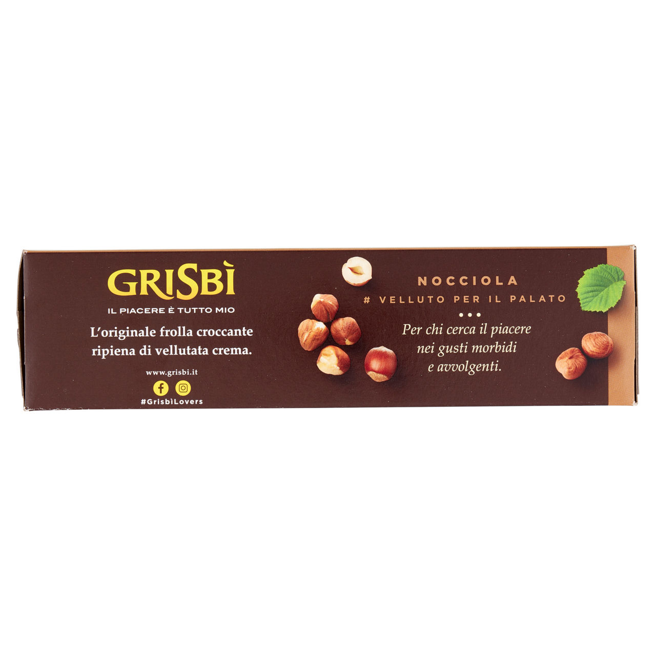 Biscotti Grisbì ripieni di crema alla nocciola 135 gr - Immagine 91