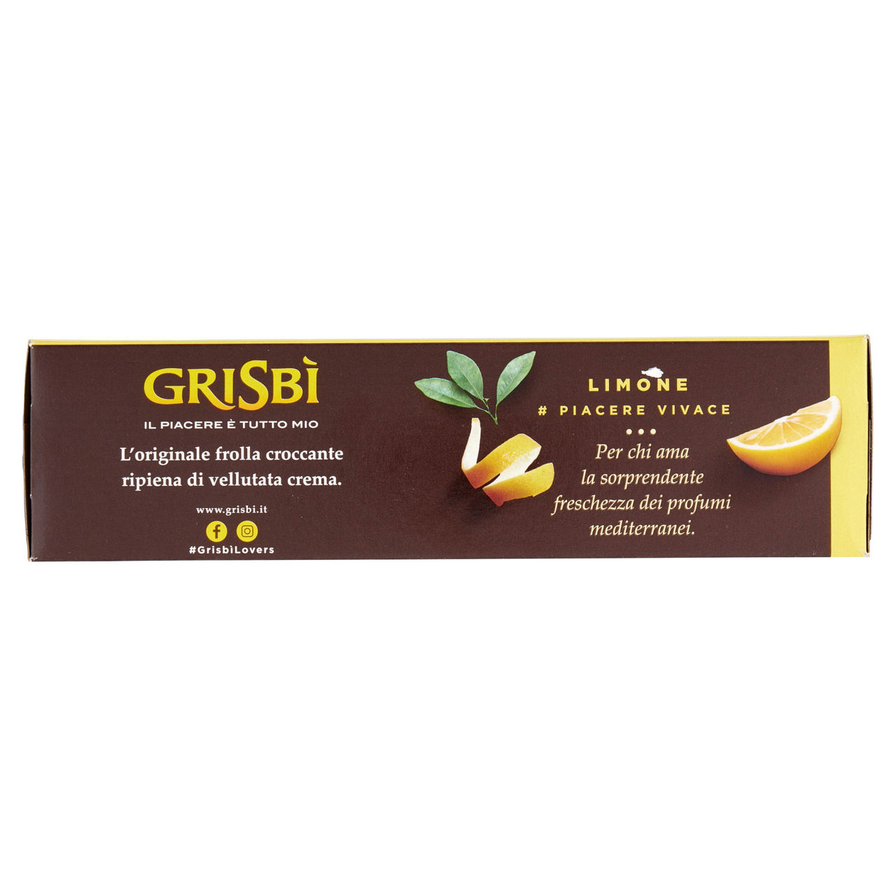 Biscotti Grisbì ripieni di crema al limone 135 gr - Immagine 91