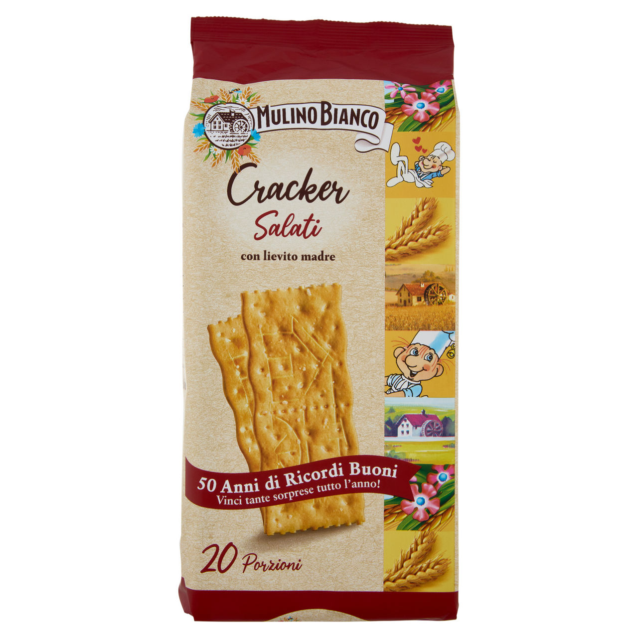 Cracker salati con lievito madre 20 pz 500 gr - Immagine 11