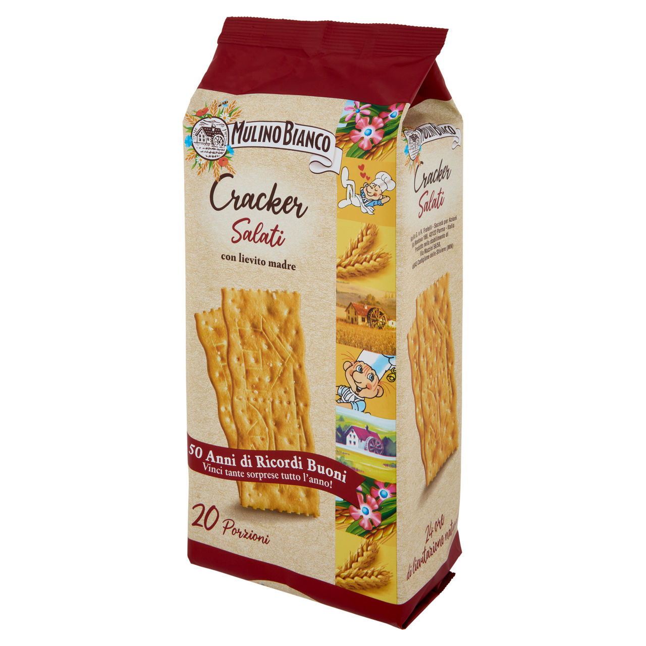 Cracker salati con lievito madre 20 pz 500 gr - Immagine 111