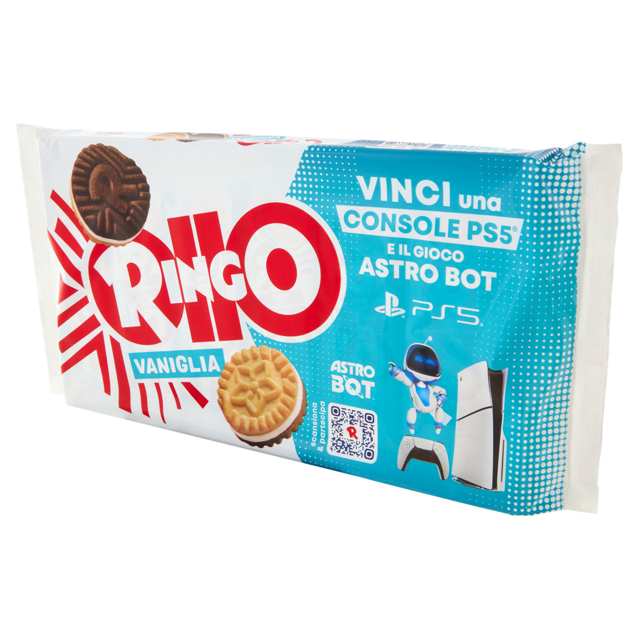 Biscotti snack farciti con crema al gusto di vaniglia 330 gr - Immagine 111