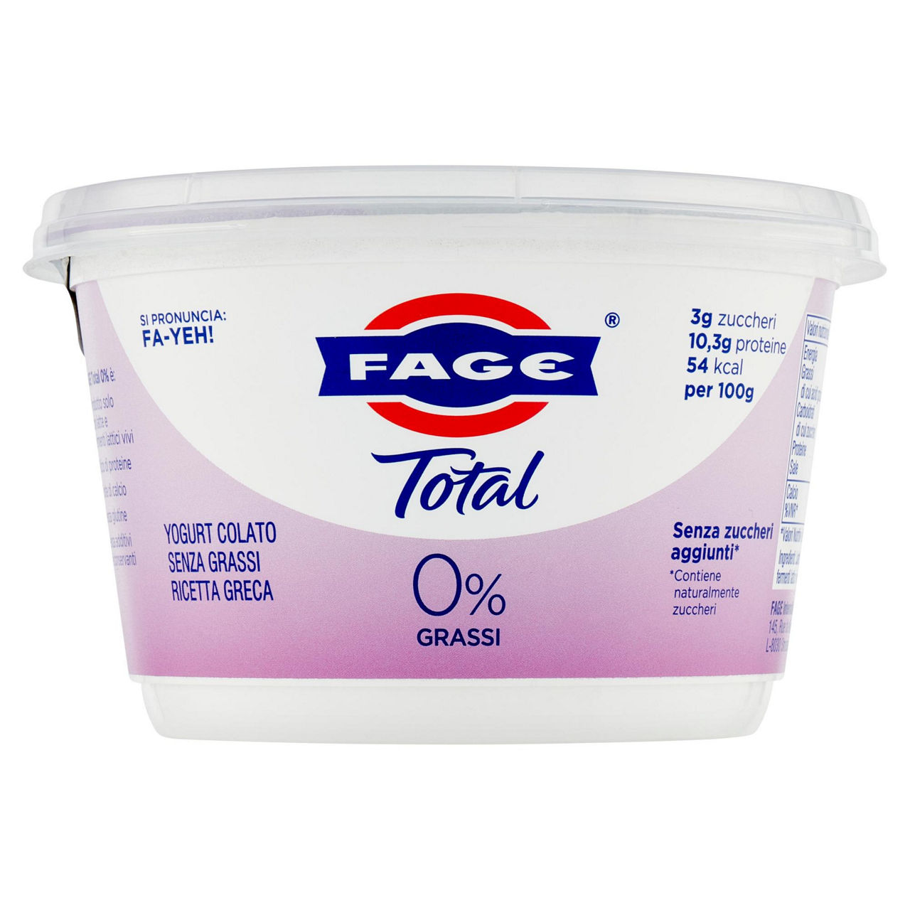 Yogurt Greco 0% grassi 450 gr