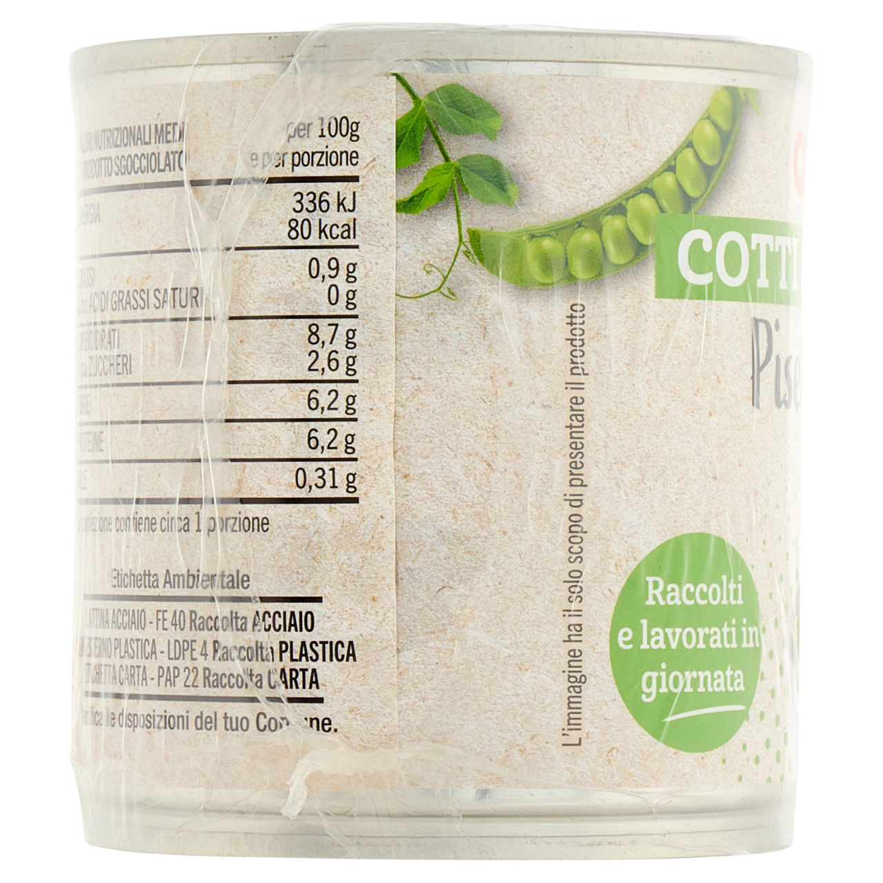 Piselli fini cotti al vapore coop cluster g150x3 sgocc.g140x3 - Immagine 51