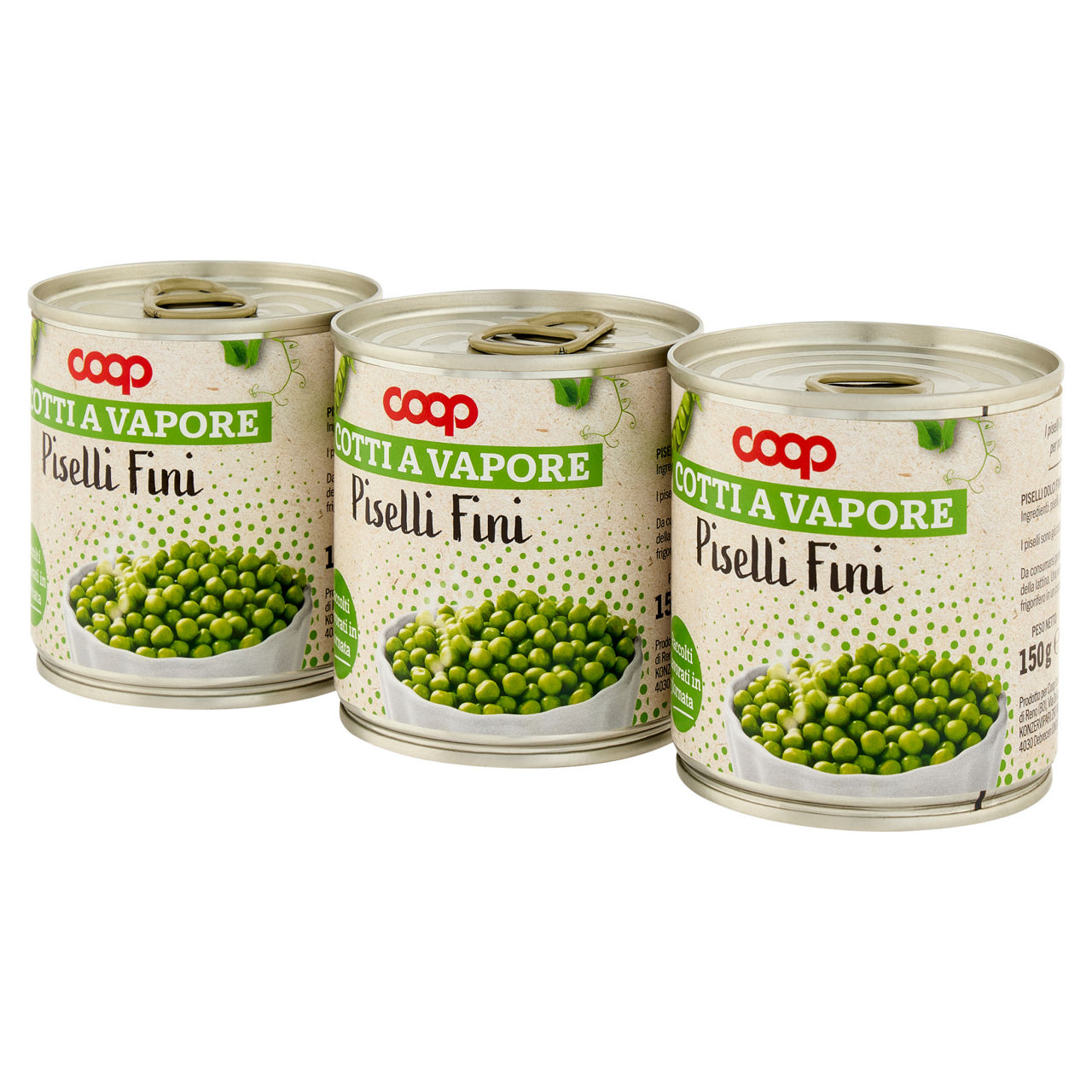 Piselli fini cotti al vapore coop cluster g150x3 sgocc.g140x3 - Immagine 31