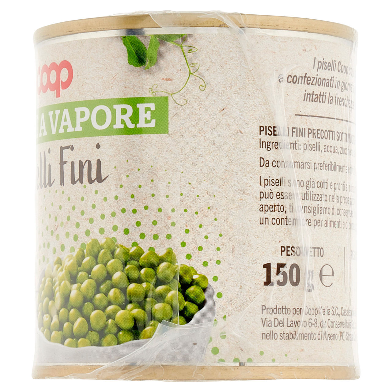Piselli fini cotti al vapore coop cluster g150x3 sgocc.g140x3 - Immagine 81
