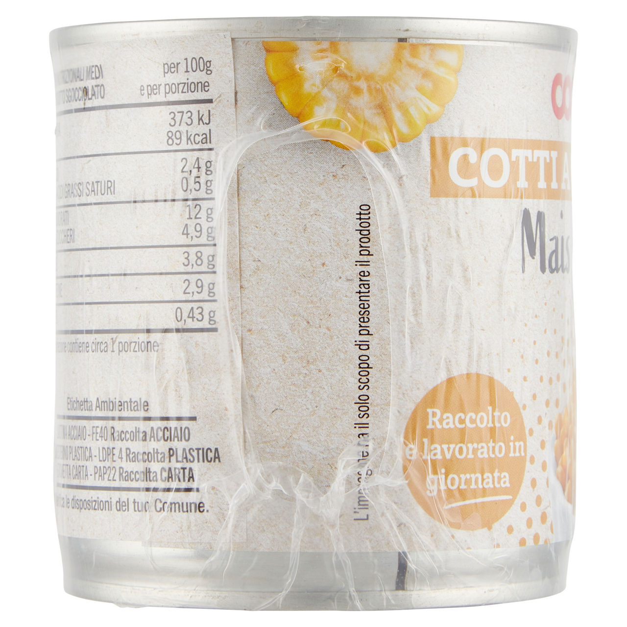 Mais dolce in grani cotti a vapore coop cluster g150x3 sgocc.g140x3 - Immagine 51