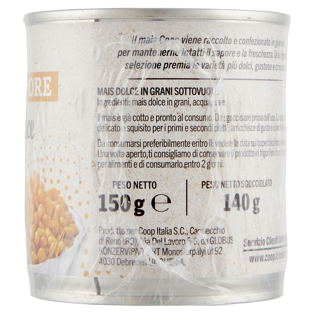 Mais dolce in grani cotti a vapore coop cluster g150x3 sgocc.g140x3 - Immagine 91