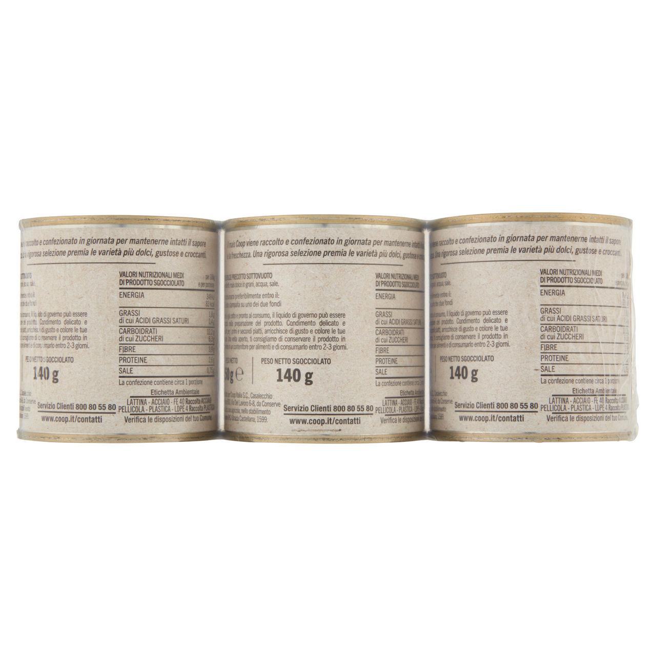 Mais dolce in grani cotti a vapore coop cluster g150x3 sgocc.g140x3 - Immagine 71