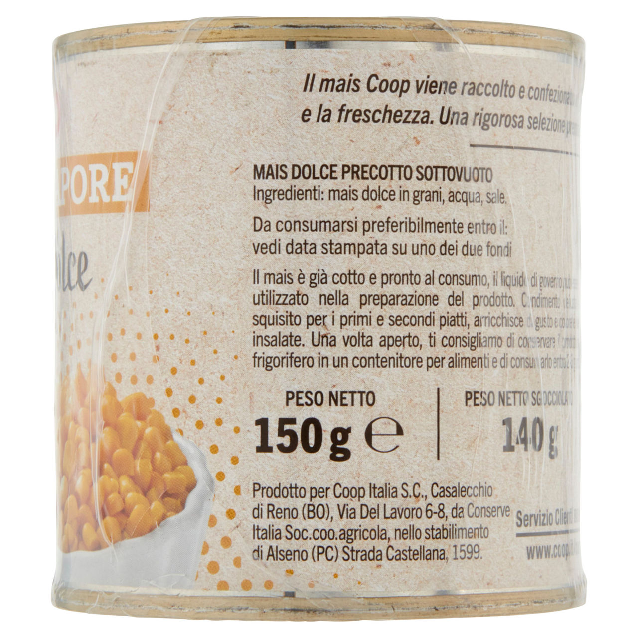 Mais dolce in grani cotti a vapore coop cluster g150x3 sgocc.g140x3 - Immagine 81