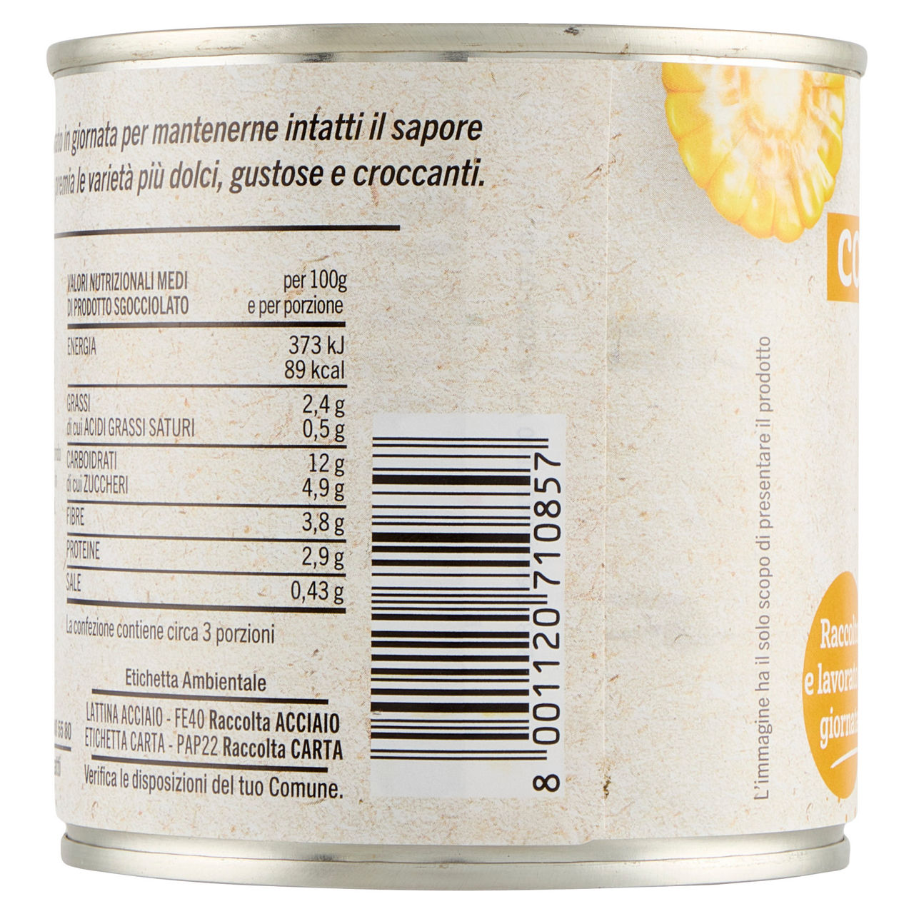 Mais dolce cotto a vapore 285 gr - Immagine 31
