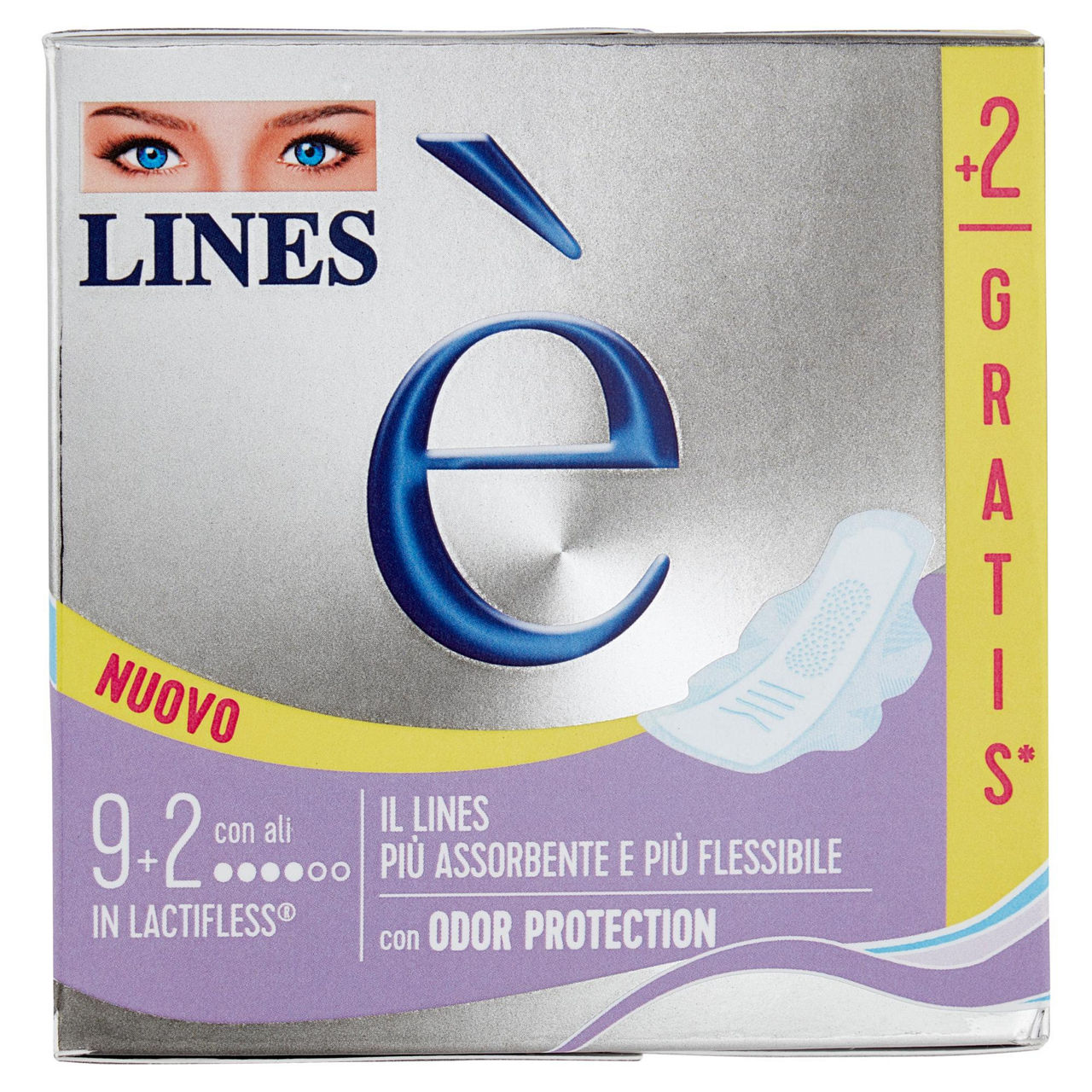 Assorbenti in Lactifless con ali 9 pz + 2 gratis