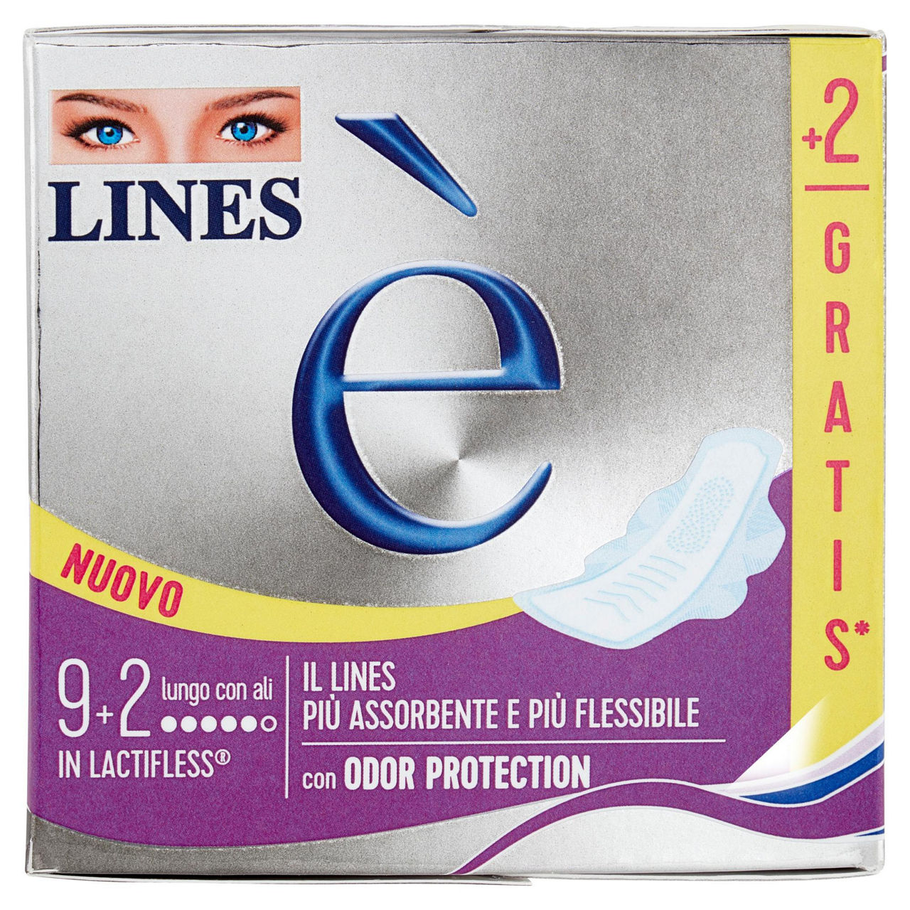 Assorbenti in Lactifless lunghi con ali 9 pz + 2 gratis - Immagine 01