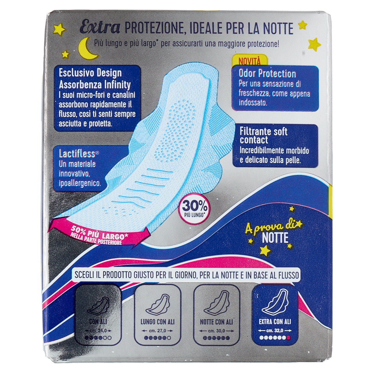 Assorbenti in Lactifless extra con ali 9 pz - Immagine 11