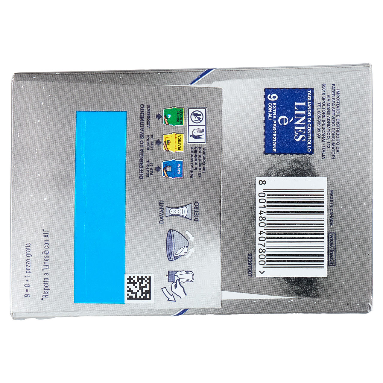 Assorbenti in Lactifless extra con ali 9 pz - Immagine 51