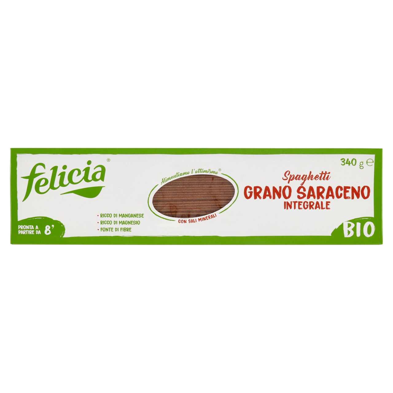 Spaghetti pasta di grano saraceno integrale senza glutine bio 340 gr