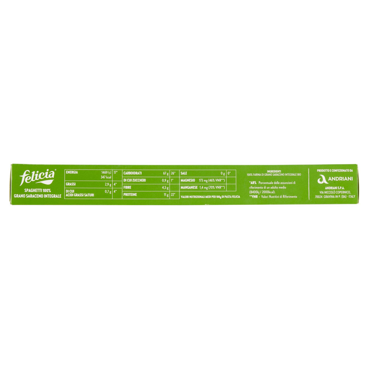 Spaghetti pasta di grano saraceno integrale senza glutine bio 340 gr - Immagine 51