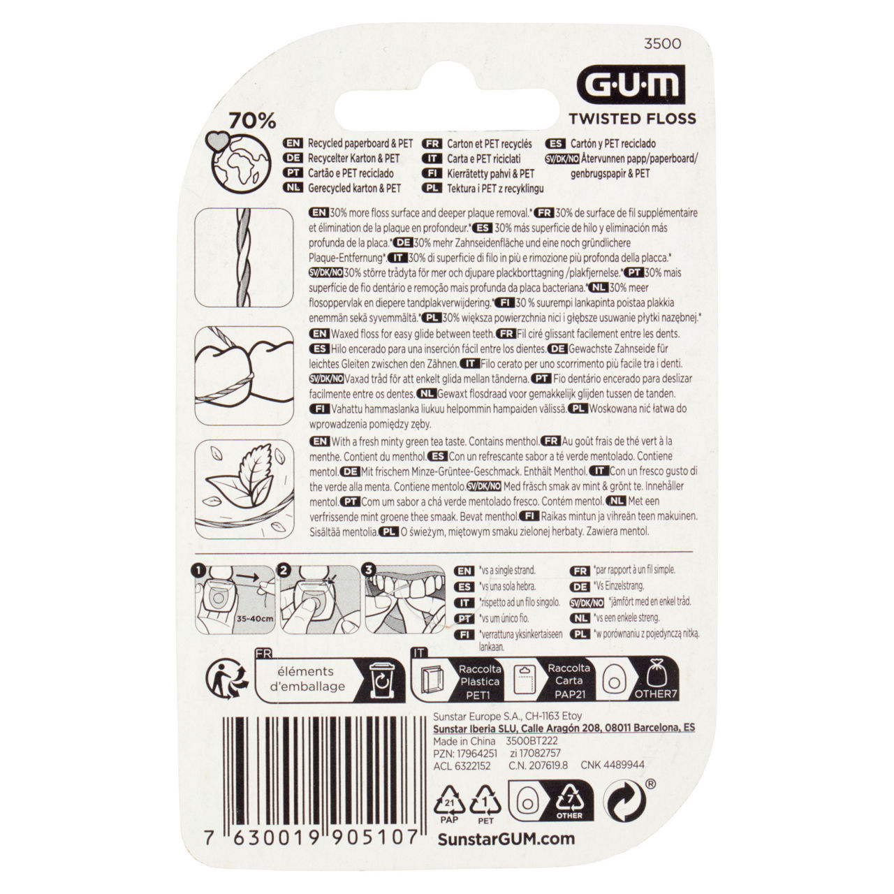 Filo interdentale Twisted Floss 30 mt - Immagine 21