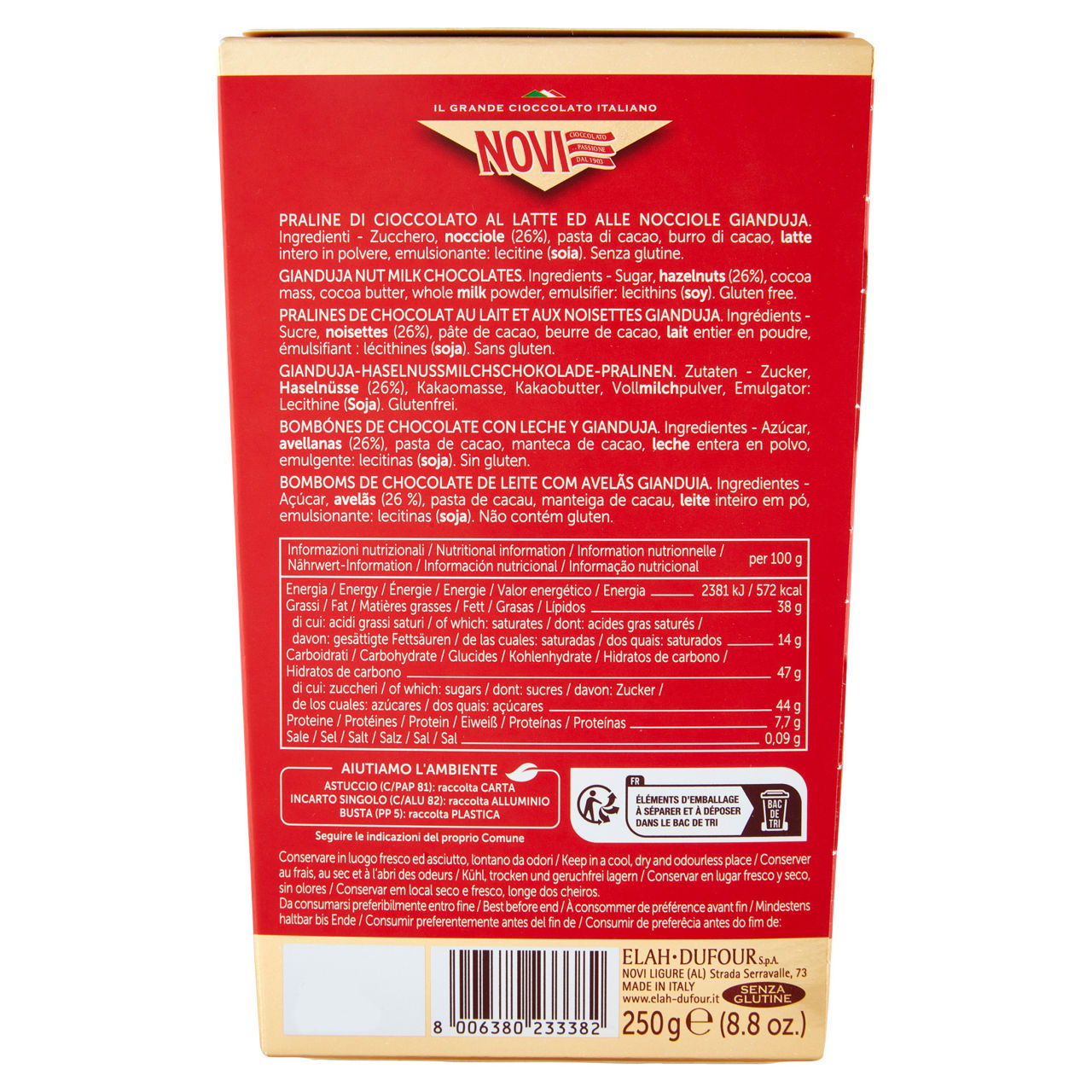 Cioccolatini gianduiotto classico 250 gr - Immagine 21