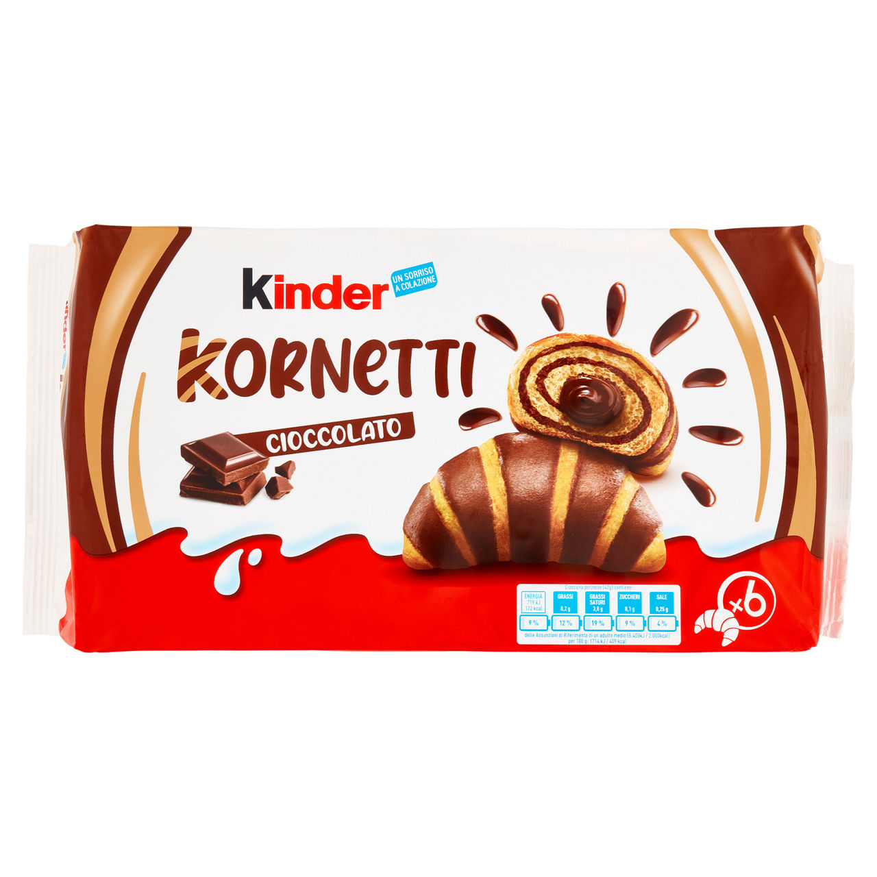 Cornetti al cioccolato 252 gr