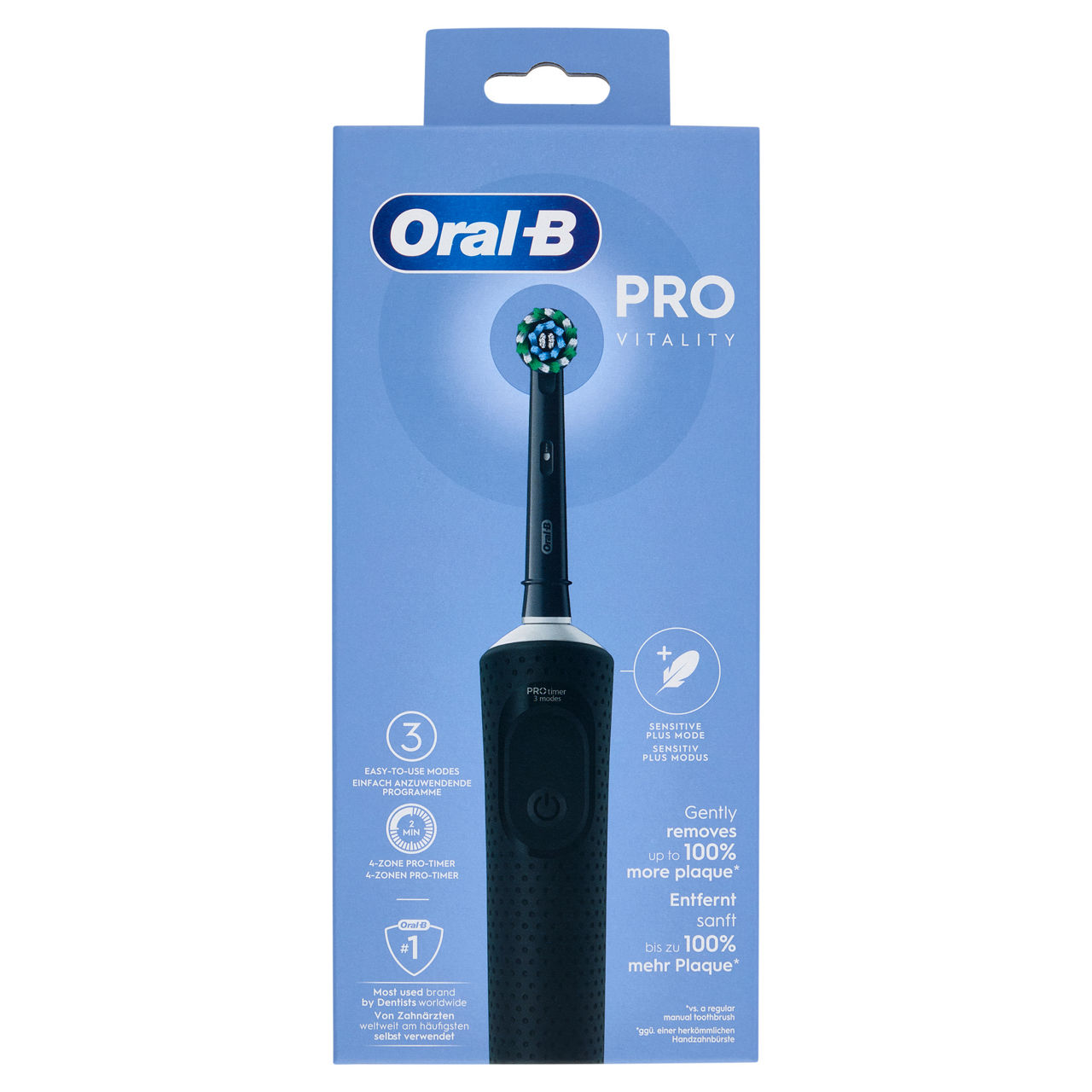 Spazzolino elettrico Vitality Pro nero 1 pz