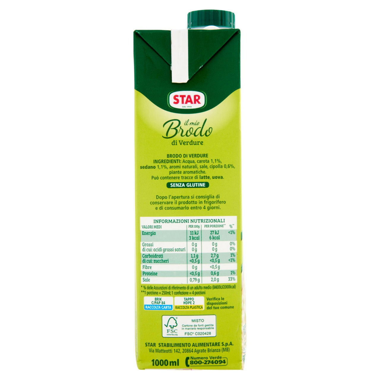 Brodo pronto di verdure 1 lt - Immagine 11