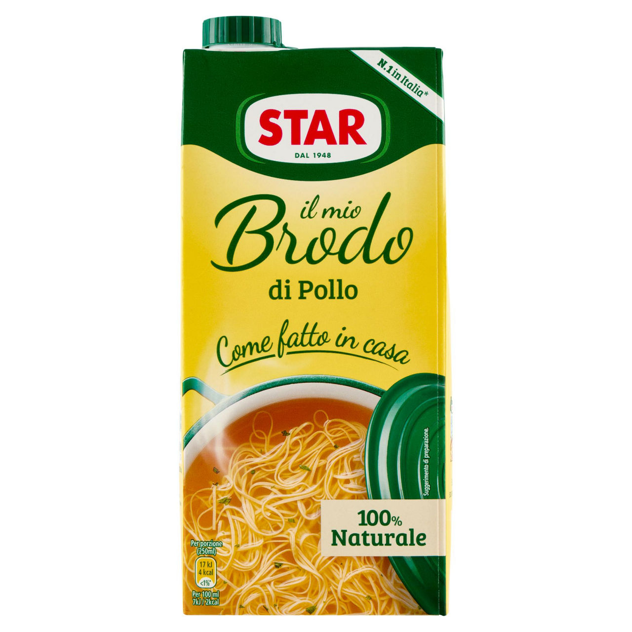 Brodo pronto di pollo 1 lt