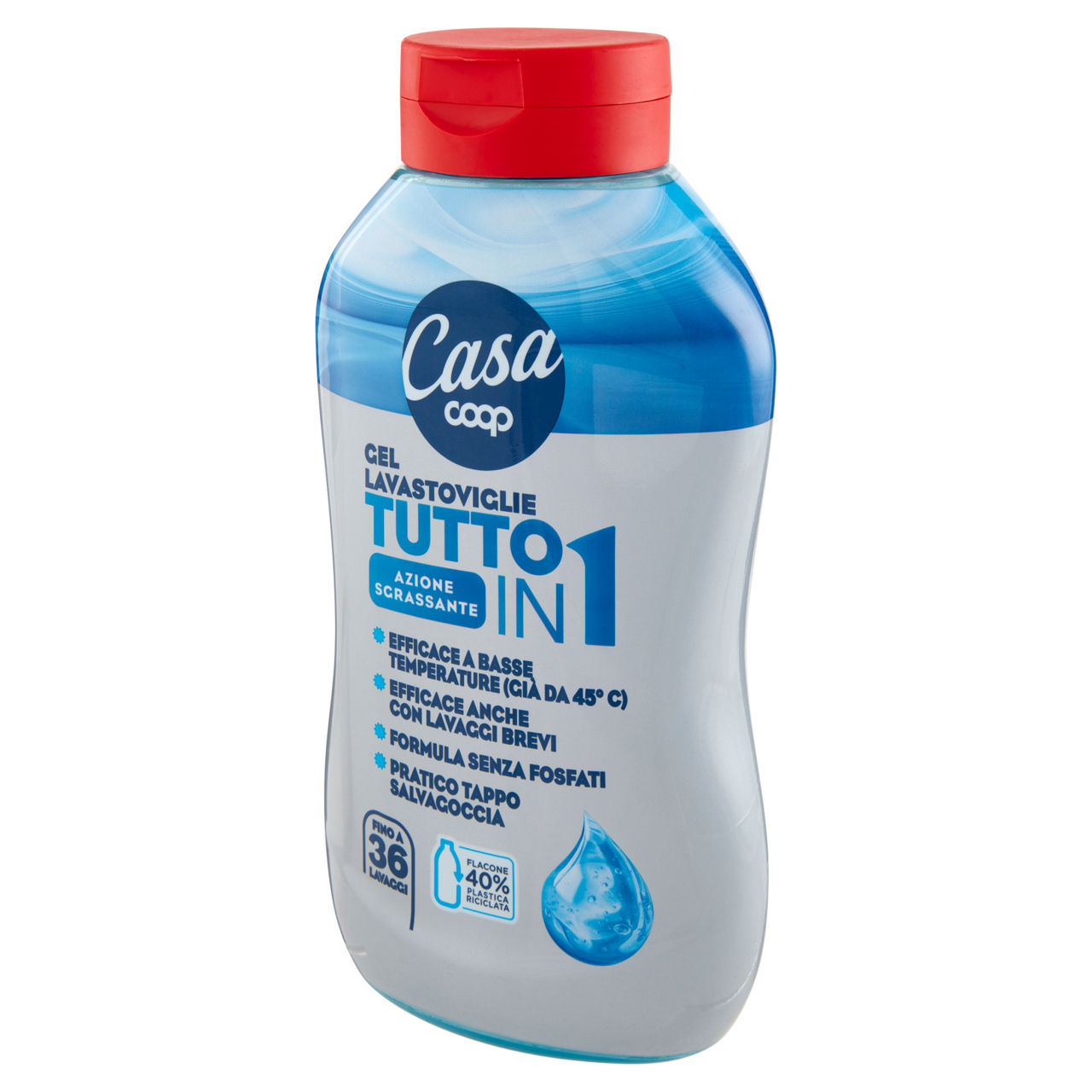 Detersivo lavastoviglie gel multifunzione coop casa 36lavaggi l 0,648 - Immagine 11