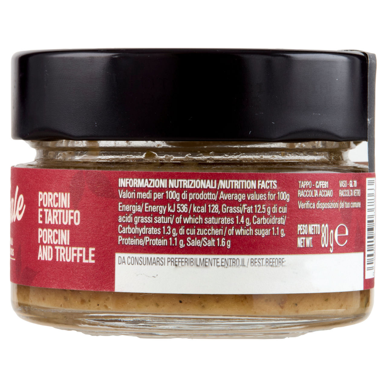 Salsa porcini e tartufo con soli aromi naturali 80 gr - Immagine 51